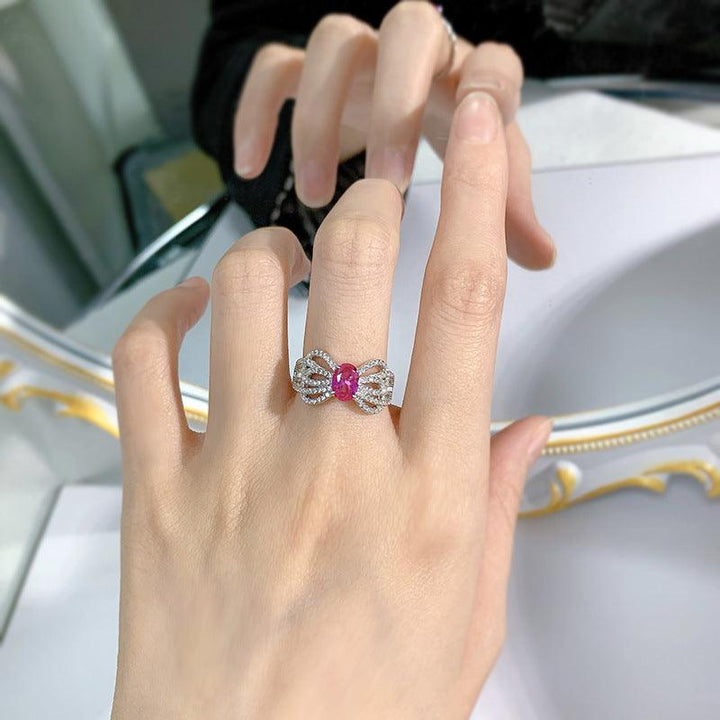 Jewelry Bow Lace Design Sense European And American Fashion Ring - Trendha