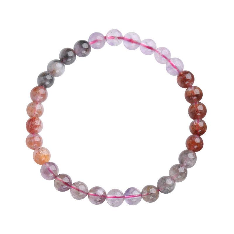Ladies Fashion Crystal Bead Single Loop Bracelet - Trendha