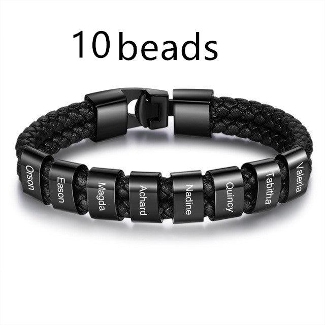 Leather Braided Men's Personality Couple Bracelet - Trendha