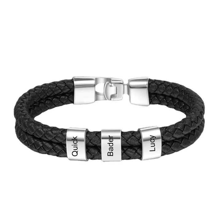 Leather Braided Men's Personality Couple Bracelet - Trendha