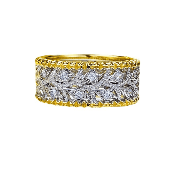 Light Luxury Style 925 Silver Fabric Cutout Pattern Retro Women's Ring - Trendha