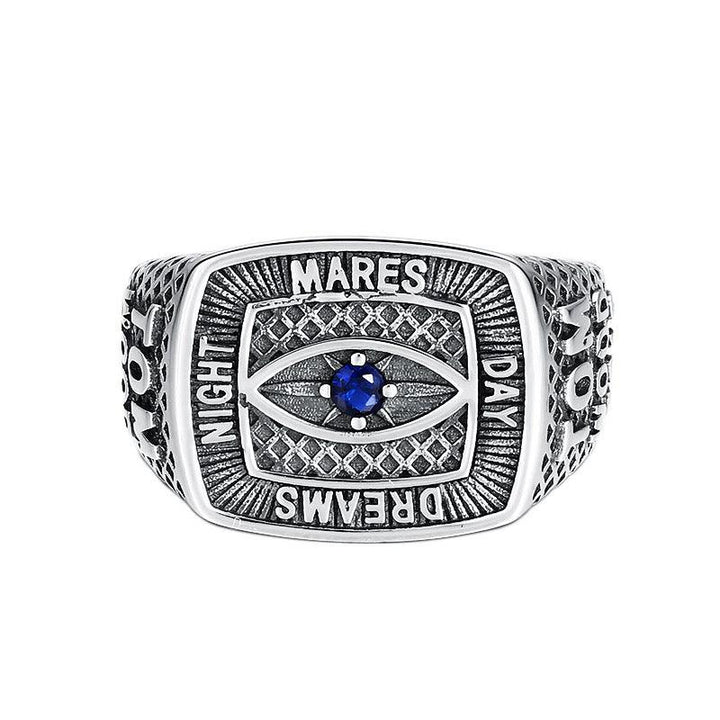 Men's 925 Sterling Silver Eye Ring - Trendha