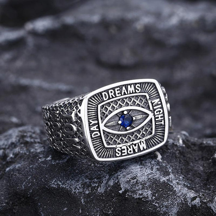 Men's 925 Sterling Silver Eye Ring - Trendha