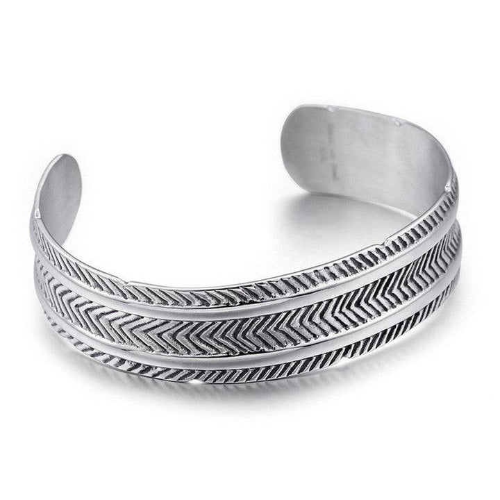 Men's Fashion Retro Stainless Steel Bracelet - Trendha