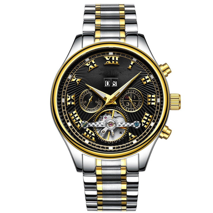 Men's Fully Automatic Mechanical Watch Fashion Calendar Waterproof - Trendha