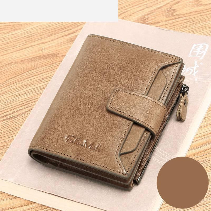 Men's Short Leather Fashion Casual Wallet - Trendha