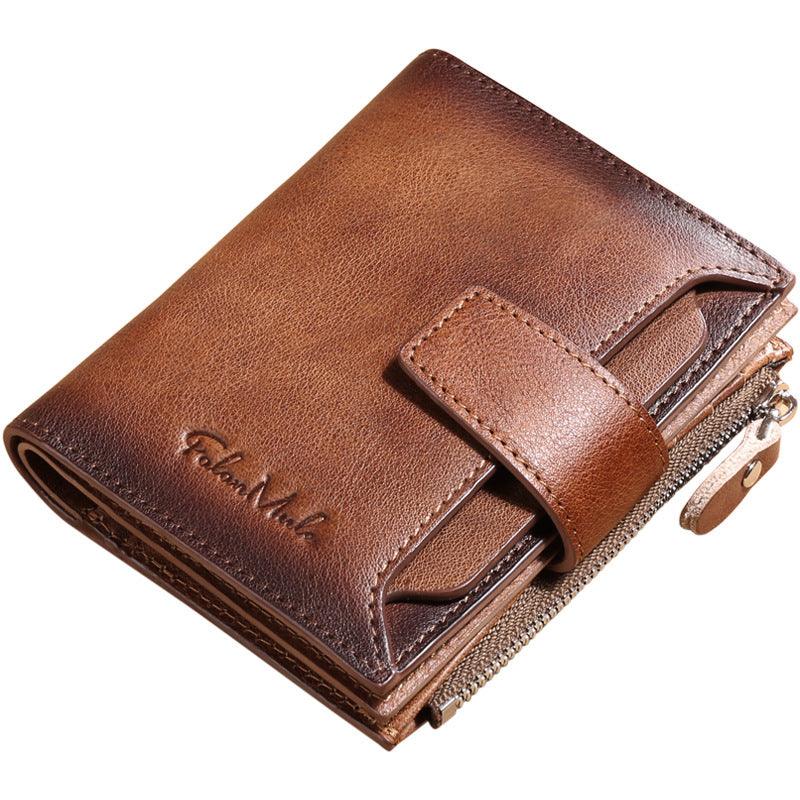 Men's Short Leather Fashion Casual Wallet - Trendha