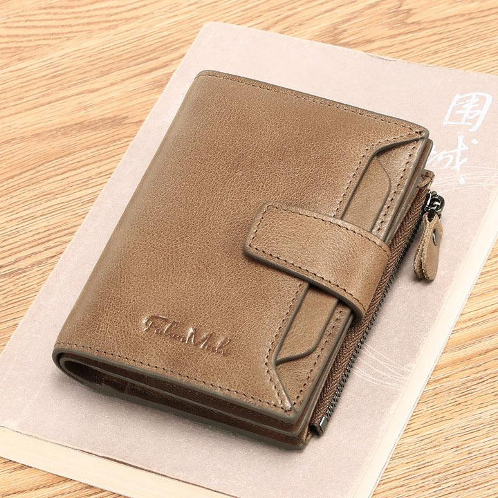Men's Short Leather Fashion Casual Wallet - Trendha