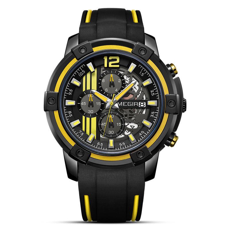 Men's Skeleton Calendar Fashion Large Dial - Trendha
