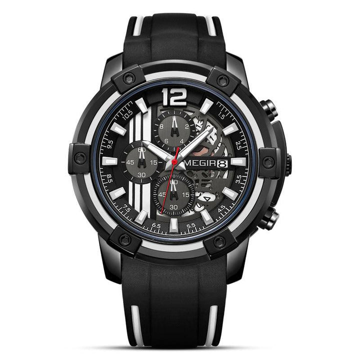 Men's Skeleton Calendar Fashion Large Dial - Trendha