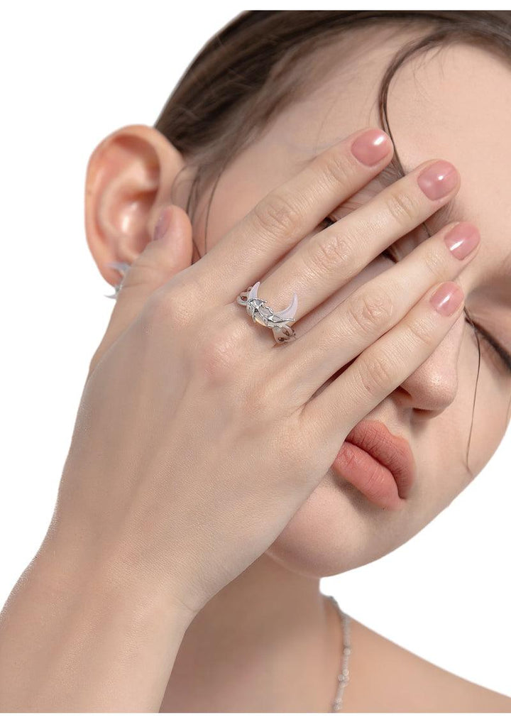 Moon Ring Tide Cool Spicy Girl's Index Finger - Trendha
