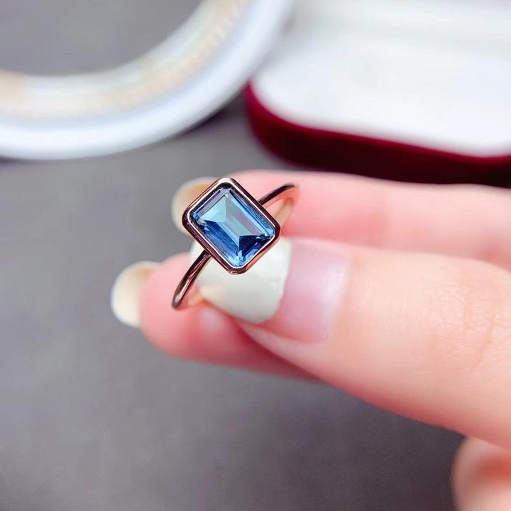 N Women's Fashion Simple And Generous Exquisite S925 Silver Ring - Trendha