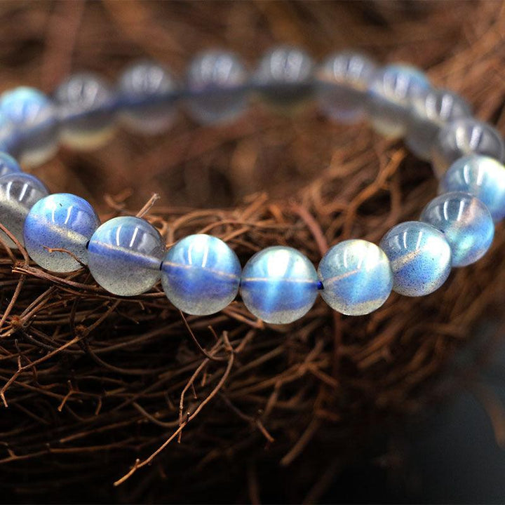 Natural Crystal Gem Labradorite Bracelet - Trendha