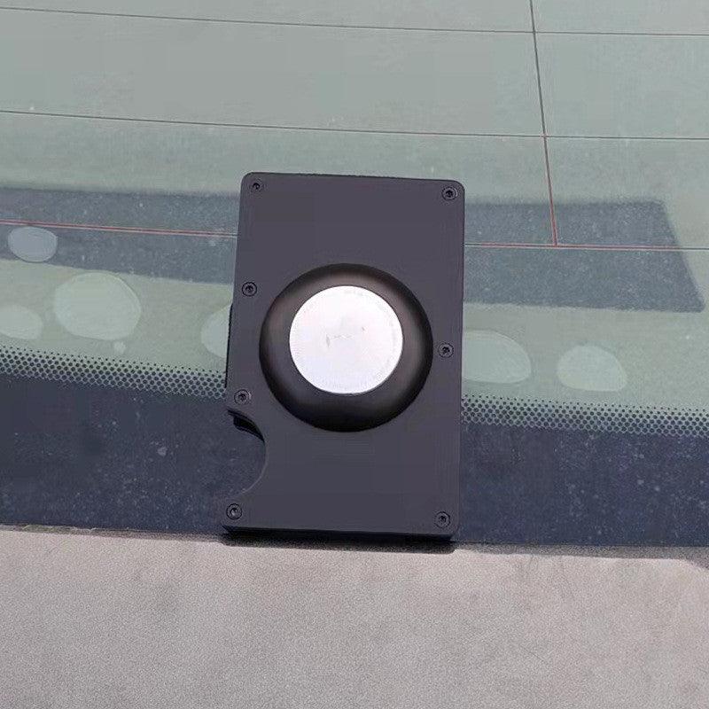New Aluminum Card Holder Location Tracker Protective Cover - Trendha
