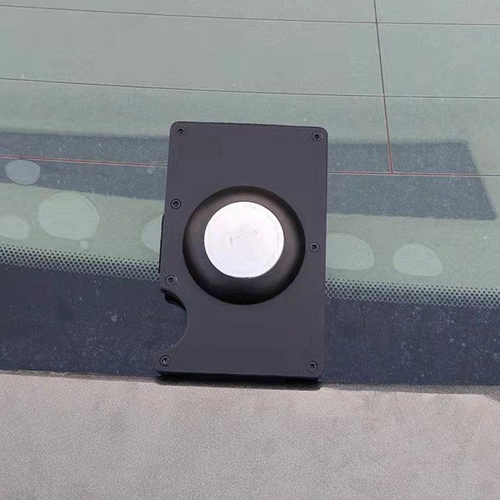 New Aluminum Card Holder Location Tracker Protective Cover - Trendha