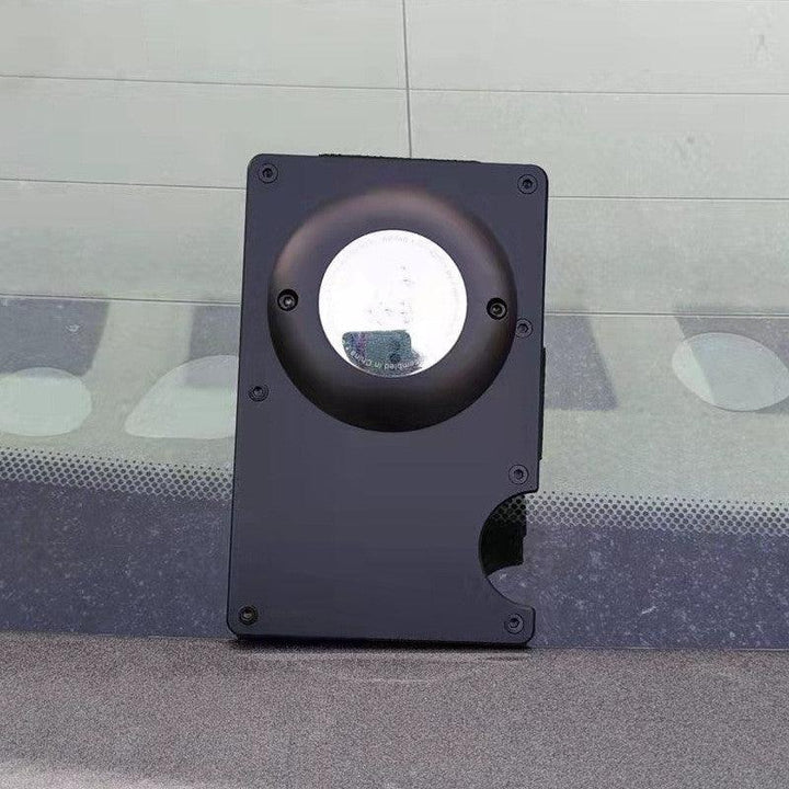 New Aluminum Card Holder Location Tracker Protective Cover - Trendha