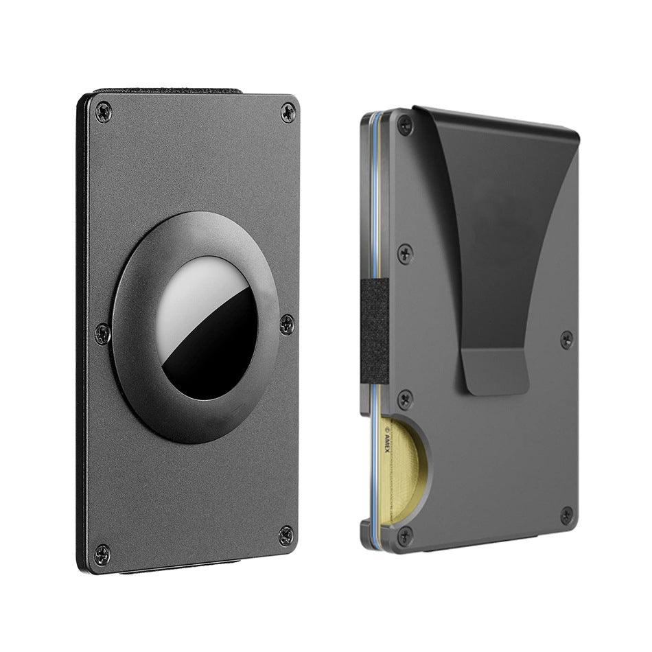 New Aluminum Card Holder Location Tracker Protective Cover - Trendha