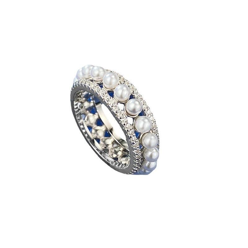 New S925 Silver Elegant Chic Pearl Ring For Women - Trendha
