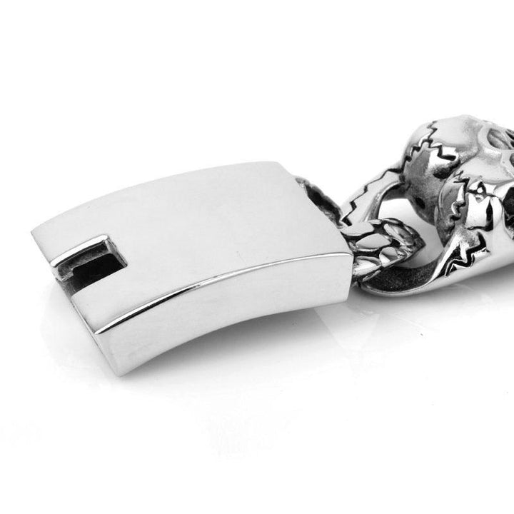 New Skull Men's Punk Titanium Steel Bracelet Ornament - Trendha