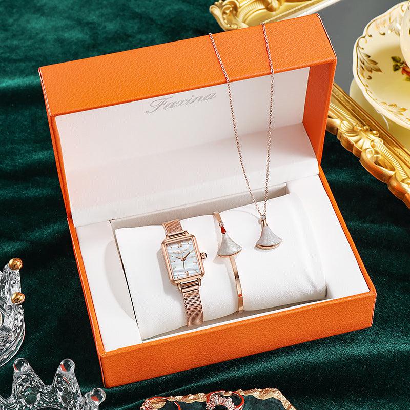 New Small Green Watch Fashion Square Suit Ladies Watch Women - Trendha