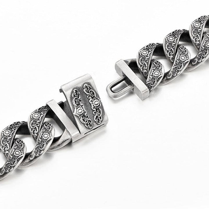 New Wolf Head Bracelet Men's Fashion Retro Hegemony - Trendha