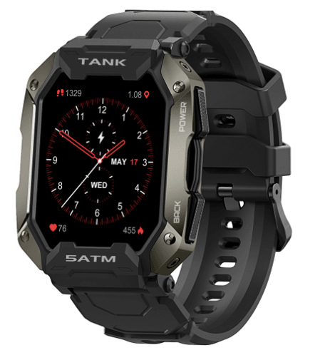 Outdoor Smart Watch 5ATM IP69K Waterproof Bluetooth - Trendha