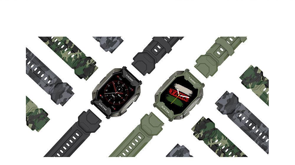 Outdoor Smart Watch 5ATM IP69K Waterproof Bluetooth - Trendha