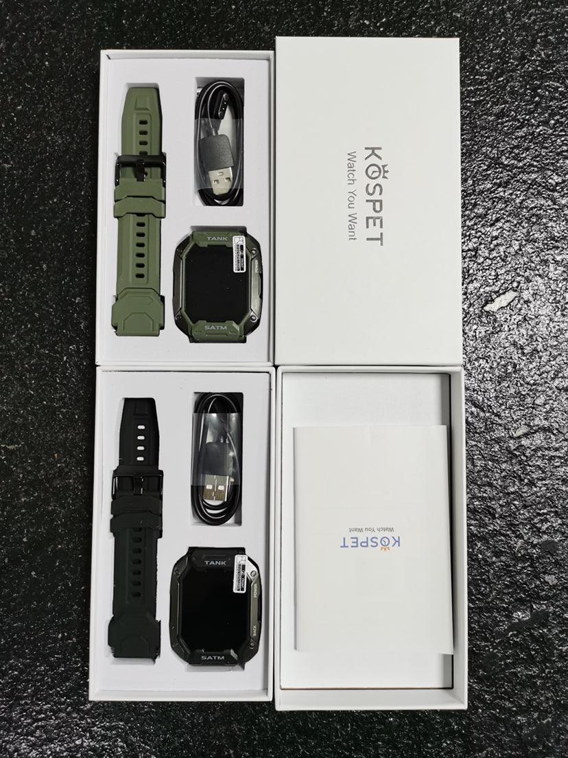 Outdoor Smart Watch 5ATM IP69K Waterproof Bluetooth - Trendha
