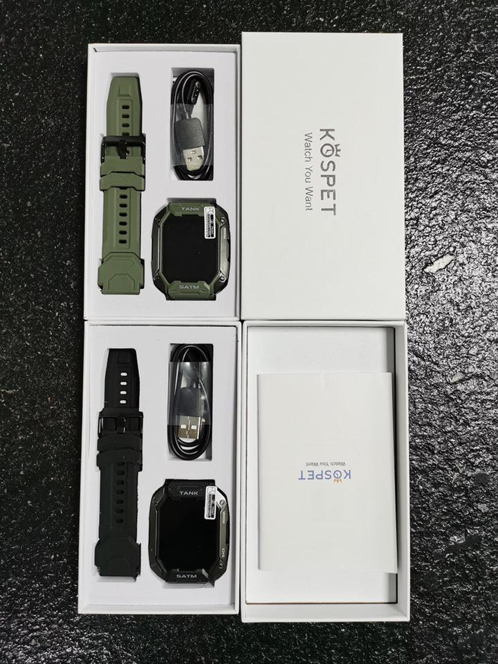 Outdoor Smart Watch 5ATM IP69K Waterproof Bluetooth - Trendha