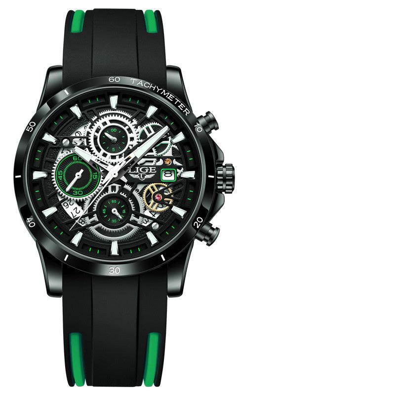 Quartz Watch Skeleton Design Multifunctional - Trendha