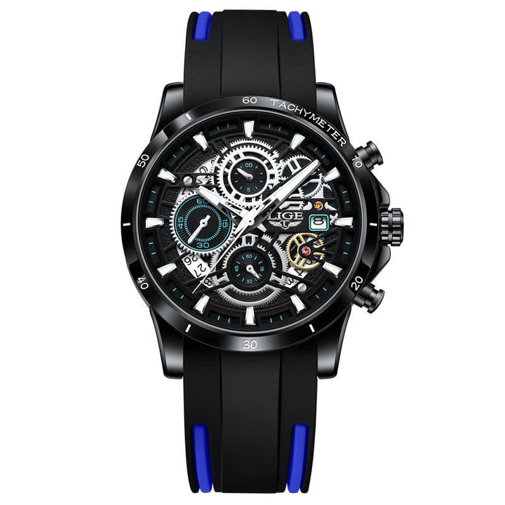 Quartz Watch Skeleton Design Multifunctional - Trendha