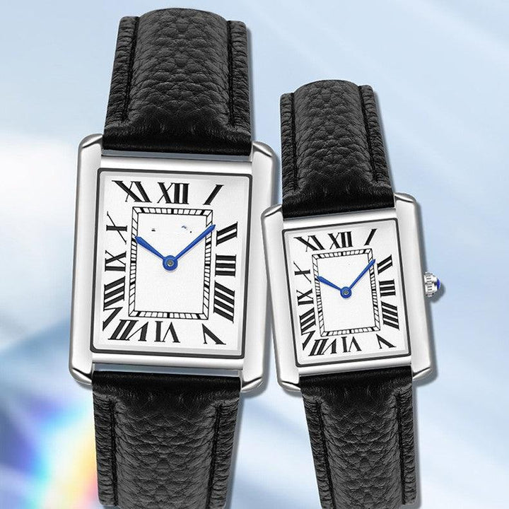 Roman Scale Couple Quartz Watch Strap - Trendha