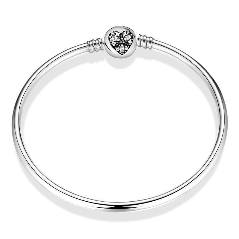 S925 Sterling Silver 4.5mm Bead Simple Basic Bracelet - Trendha