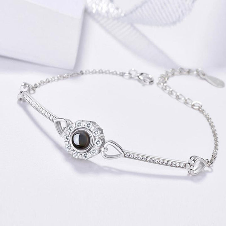 S925 Sterling Silver Angel's Eye Bracelet - Trendha