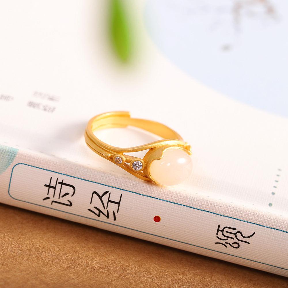 Silver Plated Gold Jewelry Women's Ring - Trendha