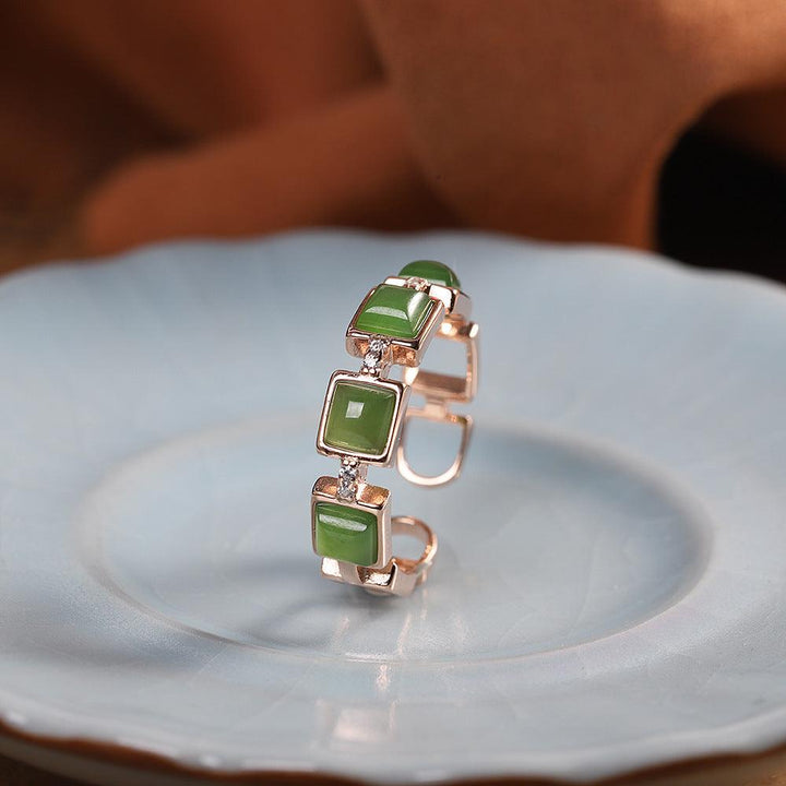 Silver Plated Hand Jewelry Fashion Ladies Wada Ring - Trendha