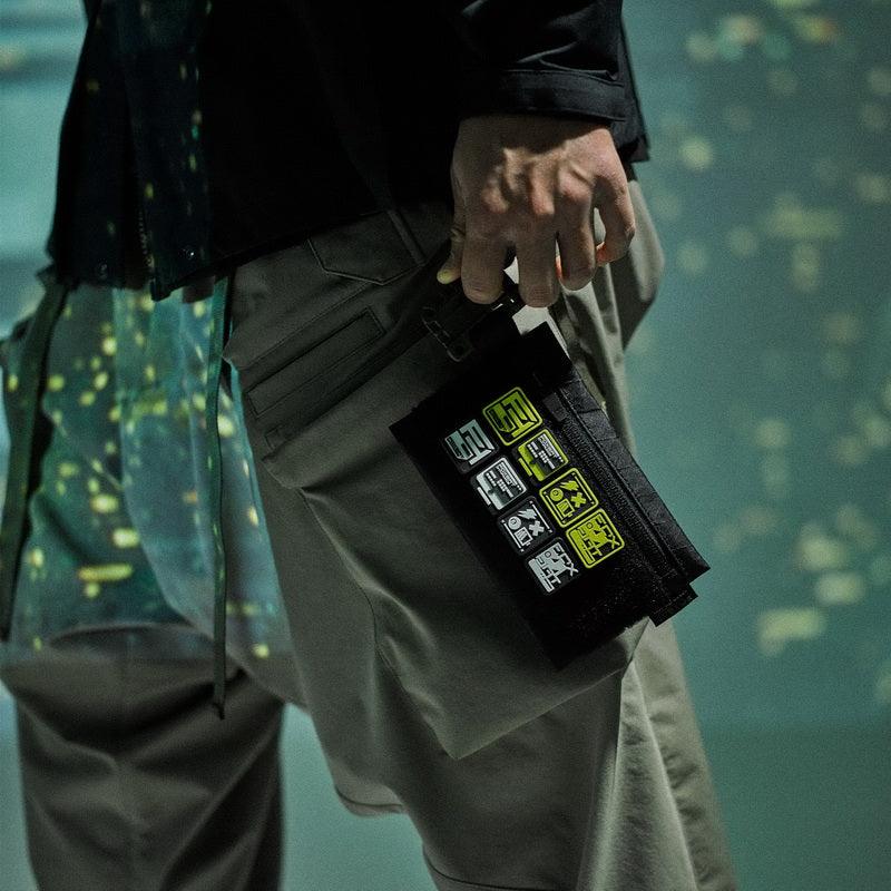 Simple And Creative Men's Velcro Mini Clutch Bag - Trendha