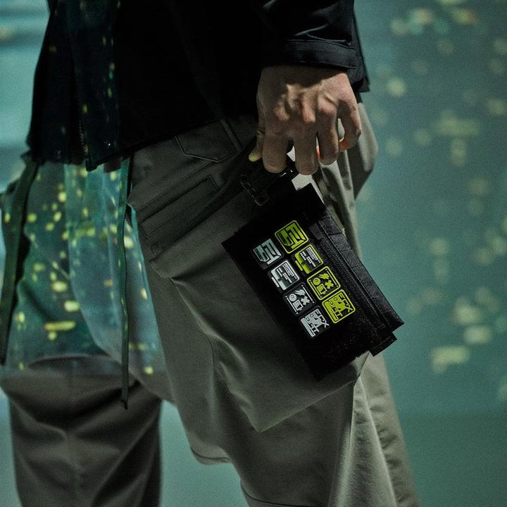 Simple And Creative Men's Velcro Mini Clutch Bag - Trendha