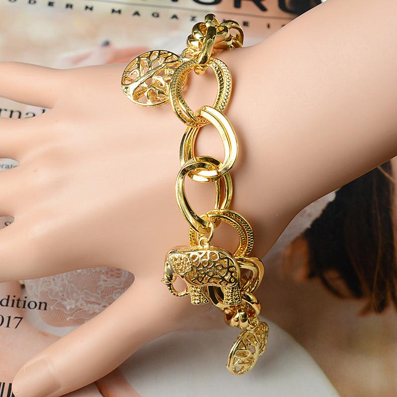 Sunshine Fashion Jewelry Gold Charm Bracelet - Trendha