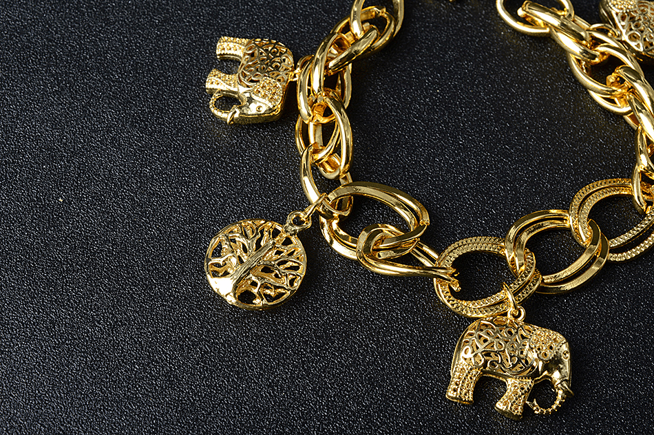 Sunshine Fashion Jewelry Gold Charm Bracelet - Trendha