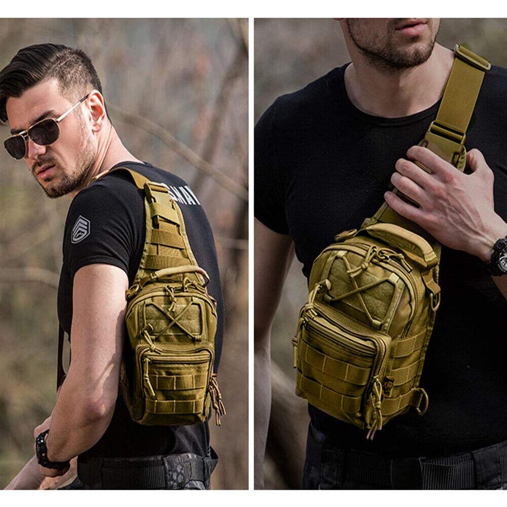 Tactical Chest Bag Backpack Military Sling Shoulder Fanny Pack Cross Body Pouch - Trendha