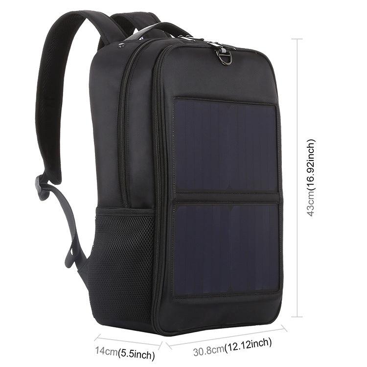 Travel Outdoor Waterproof Nylon Solar Charging Backpack - Trendha