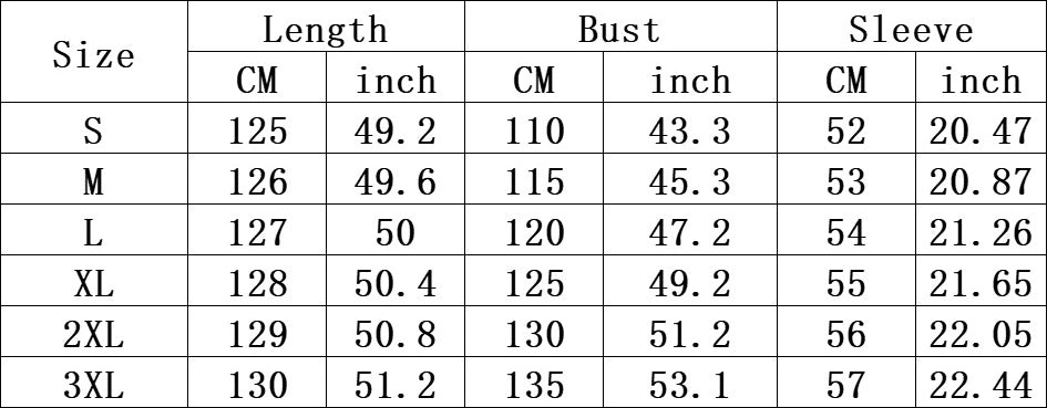 Size and product reference for Hooded Windbreaker Long Jacket With Pockets And Drawstring Design Solid Color Knit-Sleeved Trench Coat For Women Clothing Fall Winter