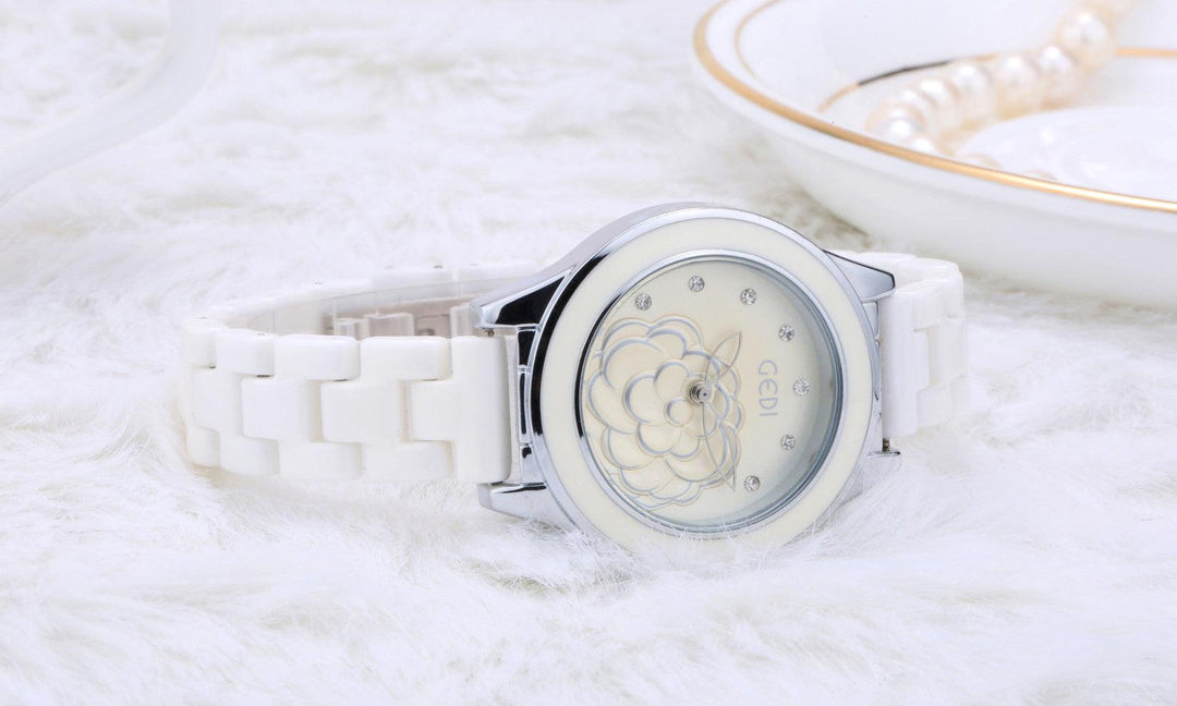 Trendy Fashion Waterproof Ladies Ceramic Watch - Trendha