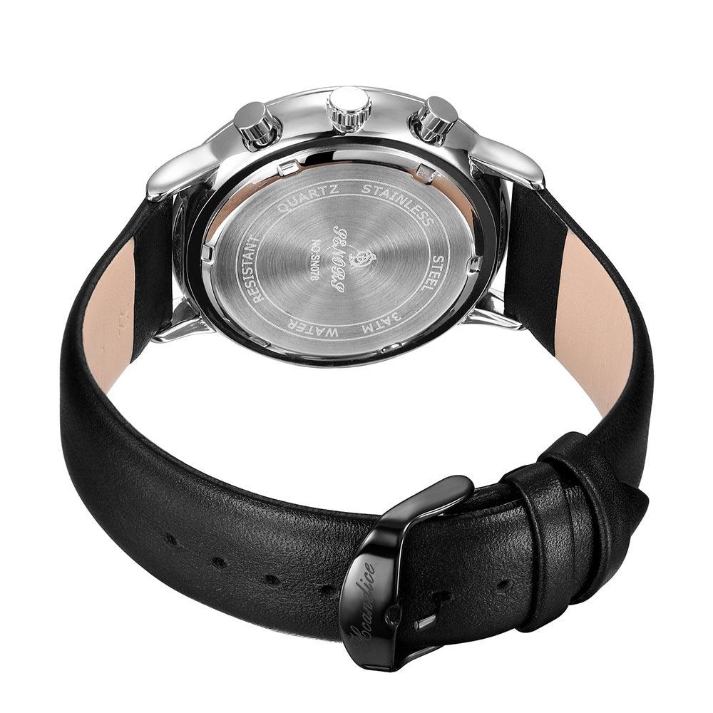 Ultra-thin Men's Watch Non-mechanical Watch Waterproof Belt - Trendha