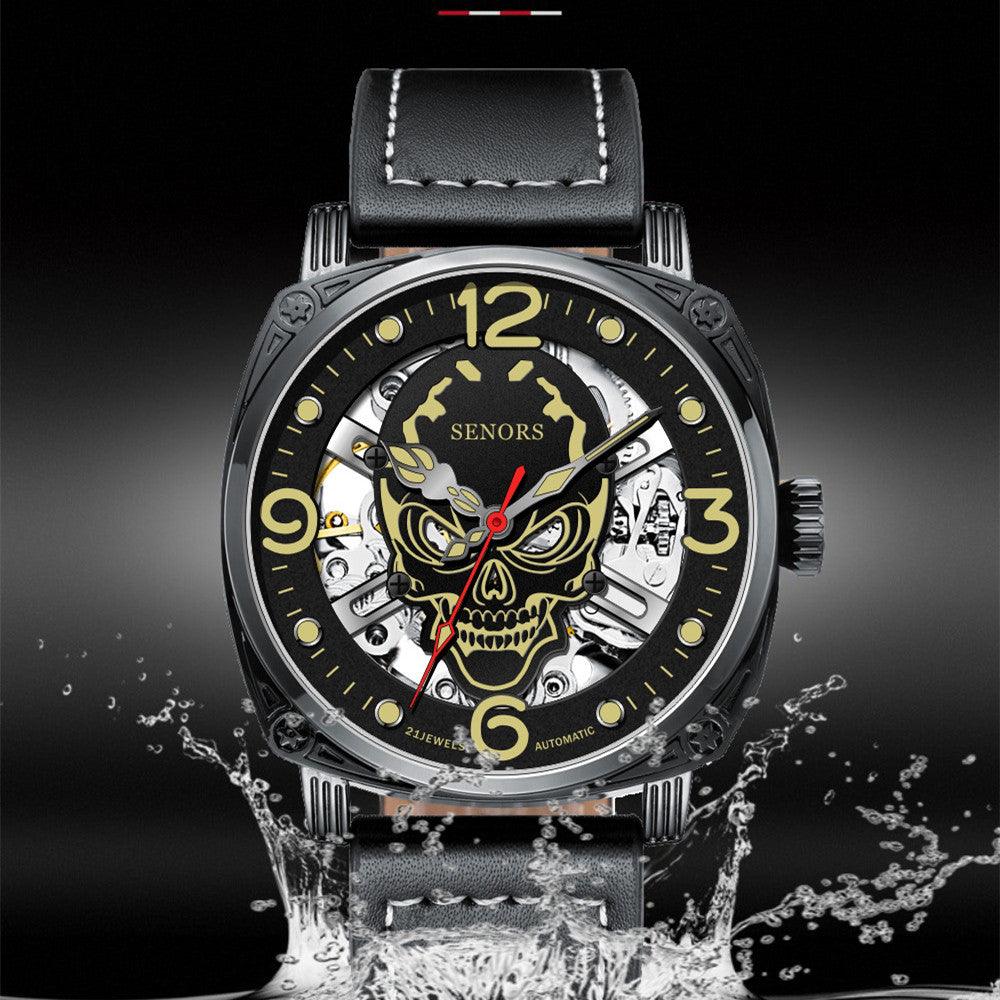 Upgraded Super Luminous Skull Mechanical Watch - Trendha