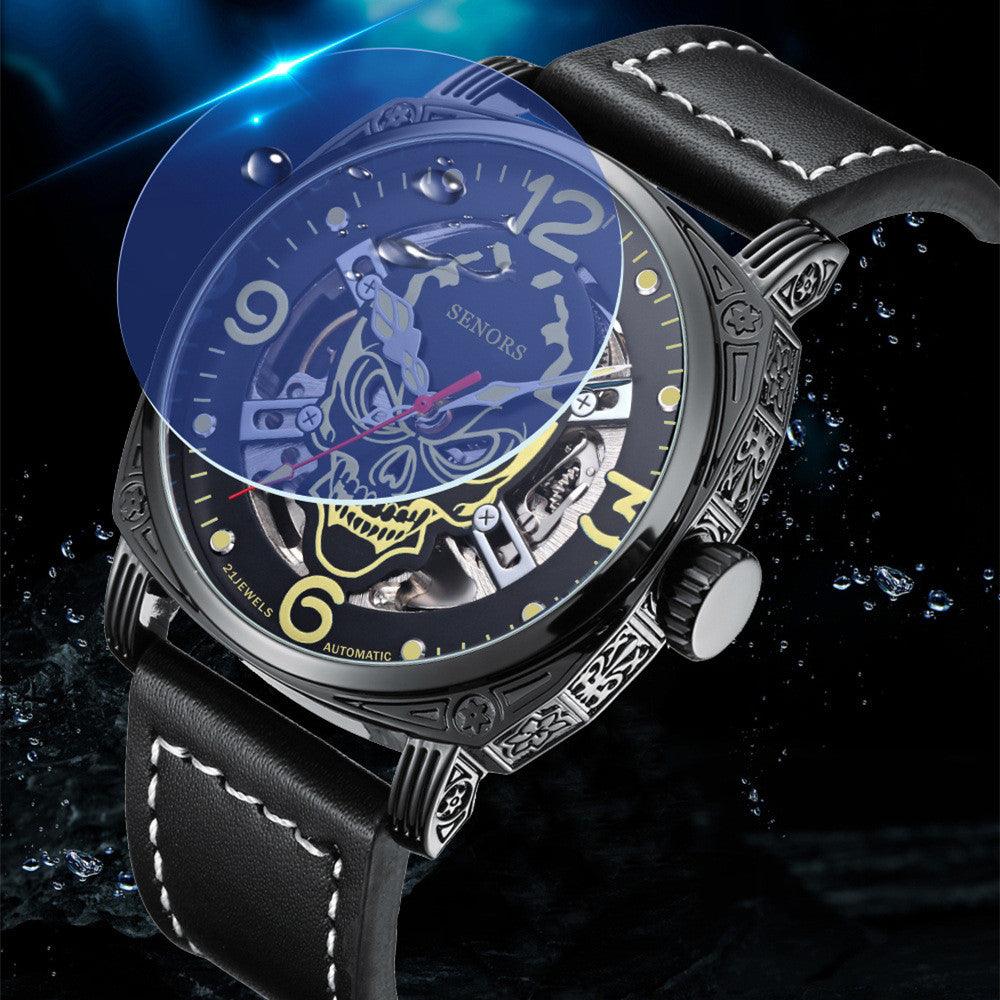 Upgraded Super Luminous Skull Mechanical Watch - Trendha
