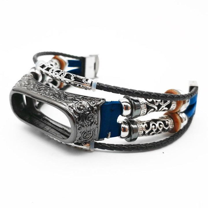 Vintage Leather Strap Carved Protective Case - Trendha