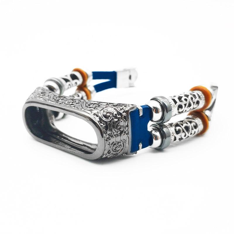 Vintage Leather Strap Carved Protective Case - Trendha