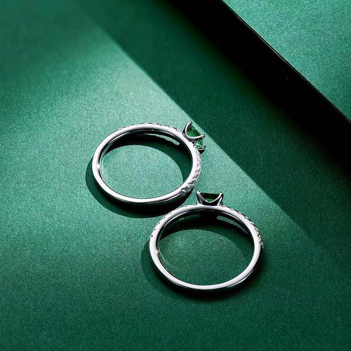 Women's 20-point Square S925 Sterling Silver Ring - Trendha